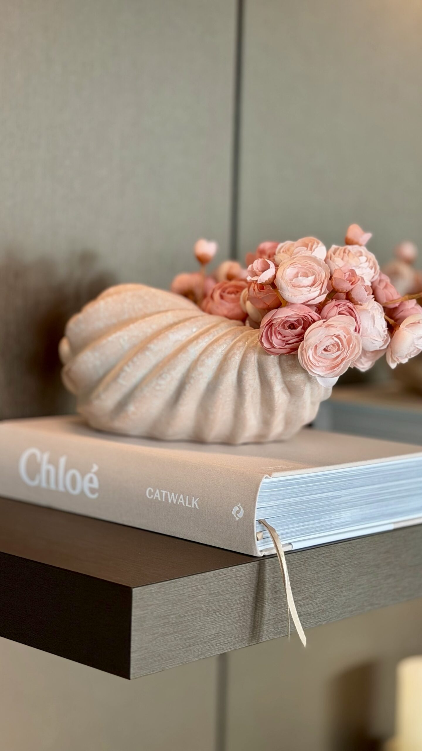 Decoratieve schelp vaas